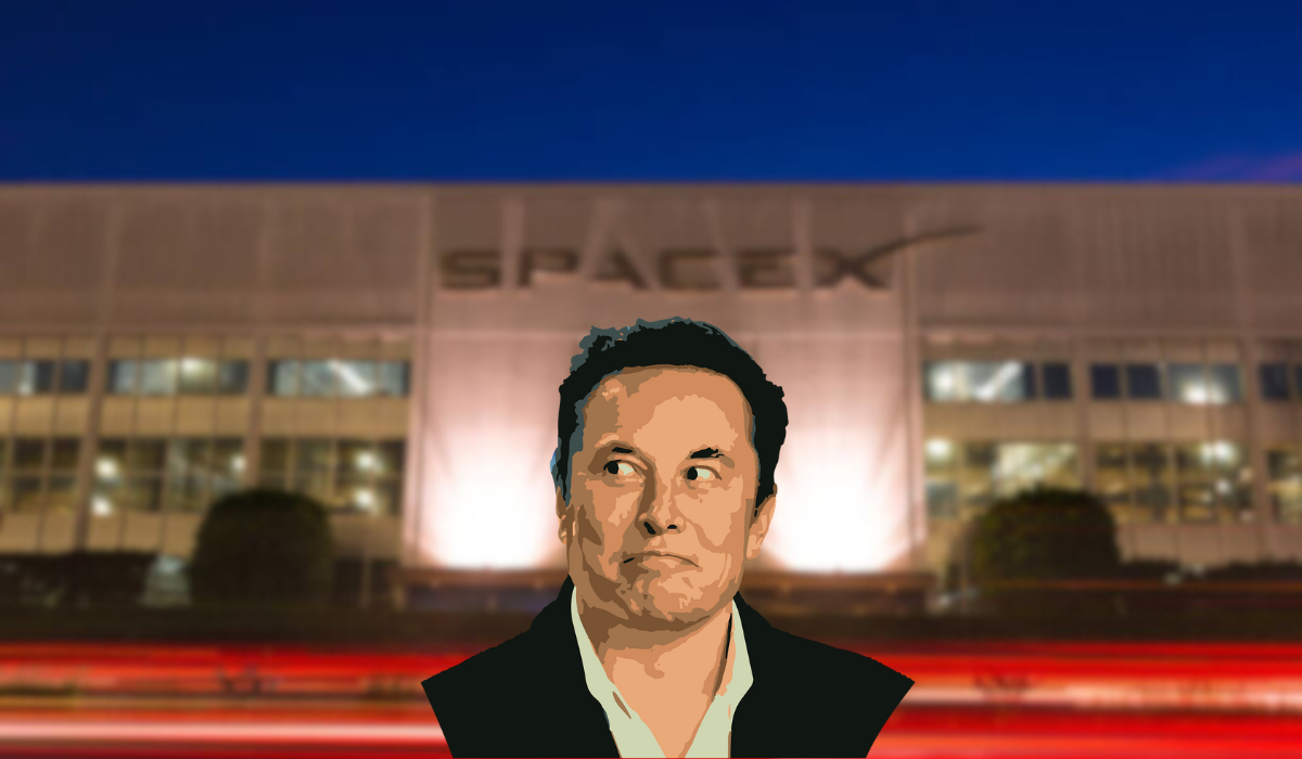 photo: Elon Musk and Space X